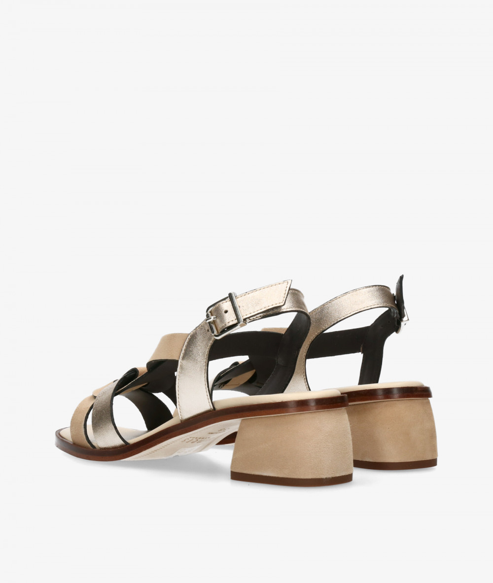 Sandalias pabloochoa.shoes  3917 en ante taupe
