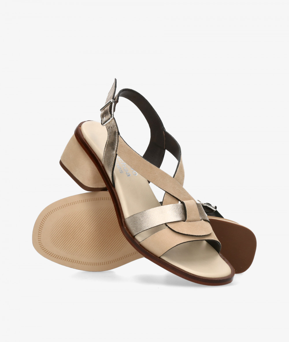 Sandalias pabloochoa.shoes  3917 en ante taupe