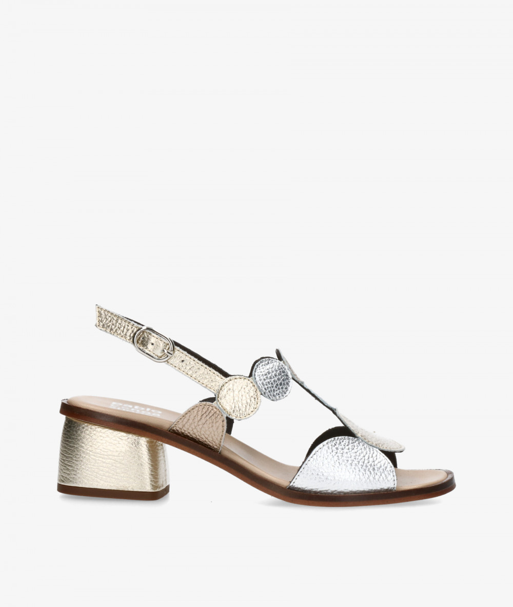 Sandalias pabloochoa.shoes  3914 en platino