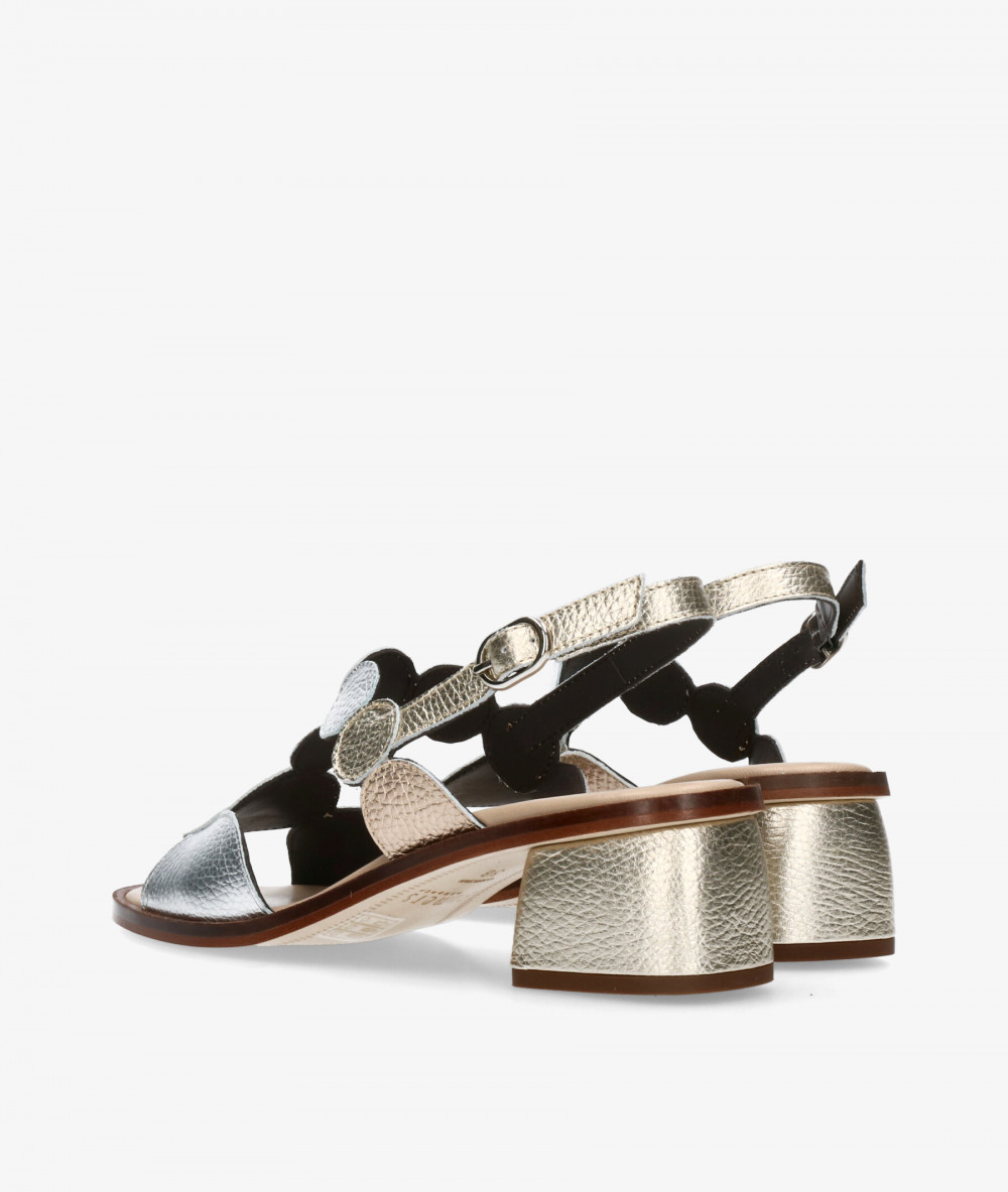 Sandalias pabloochoa.shoes  3914 en platino