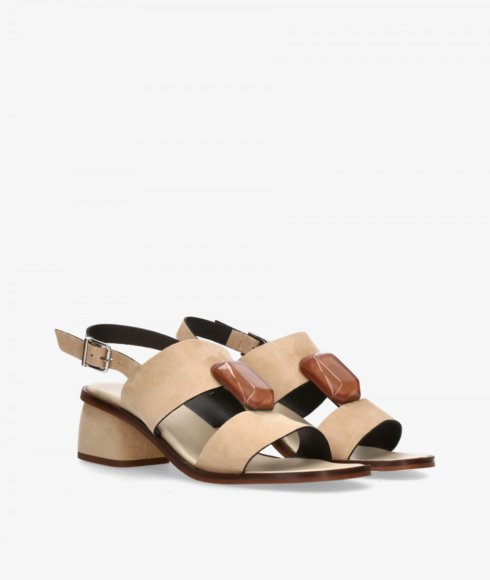 Sandalias pabloochoa.shoes  3922 en ante taupe
