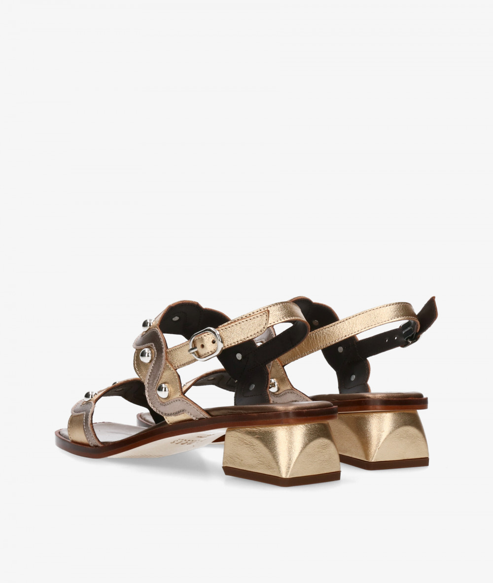 Sandalias pabloochoa.shoes  3046 en oro