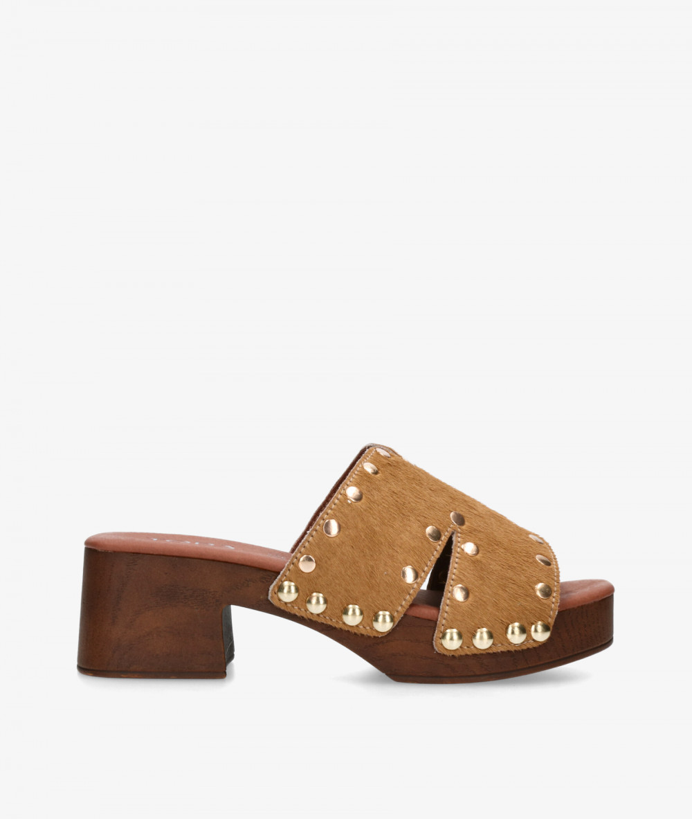 Zuecos pabloochoa.shoes SF1637 en camel