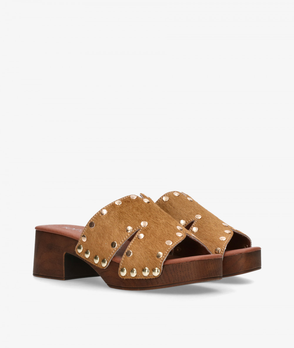 Zuecos pabloochoa.shoes SF1637 en camel