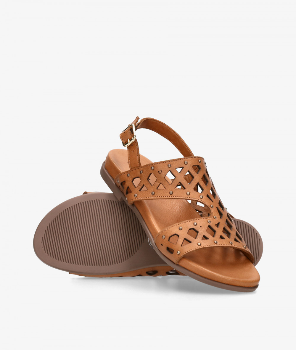 Sandalias pabloochoa.shoes  SR1728 en camel