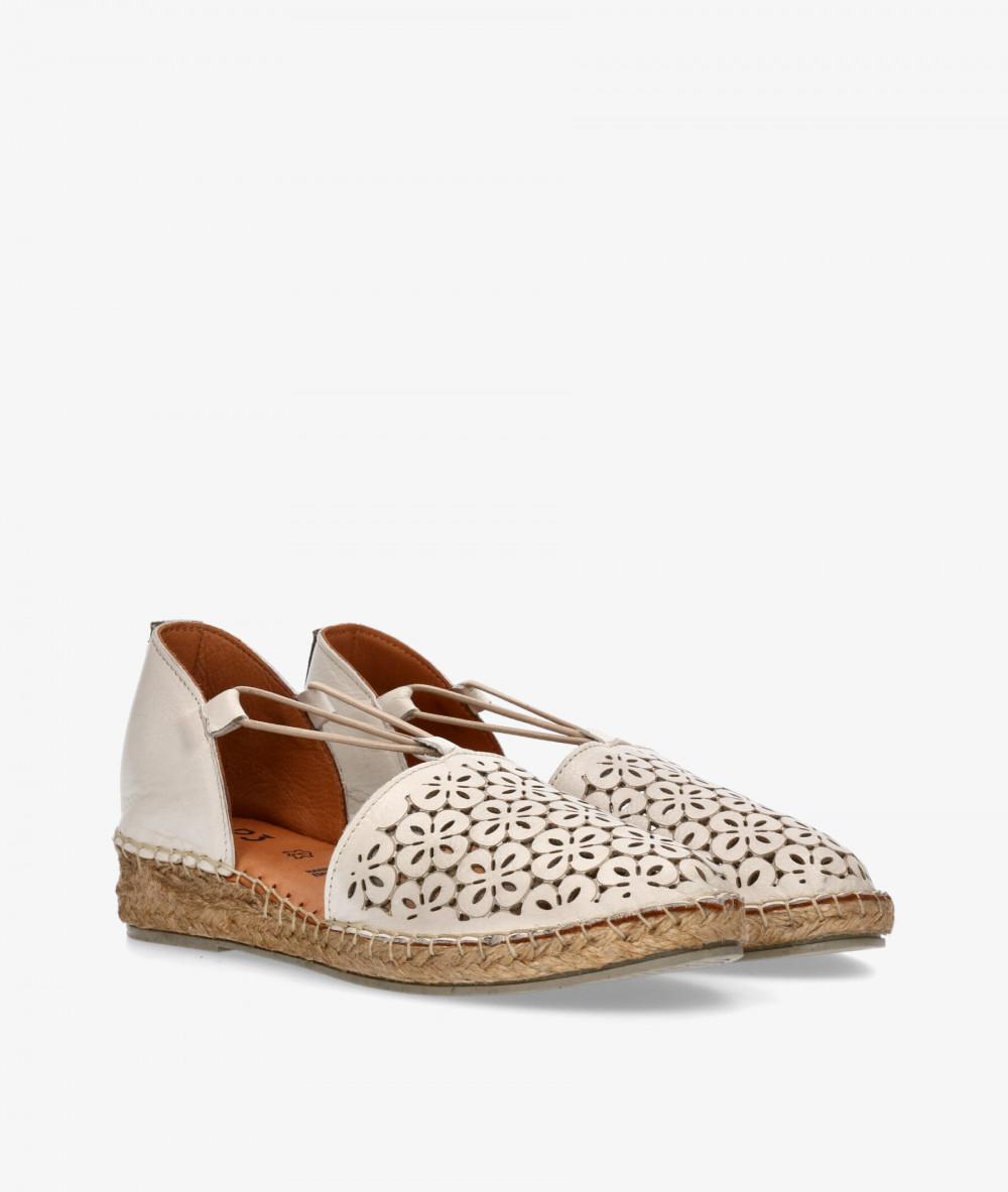 Alpargatas pabloochoa.shoes  SR1747 en hueso