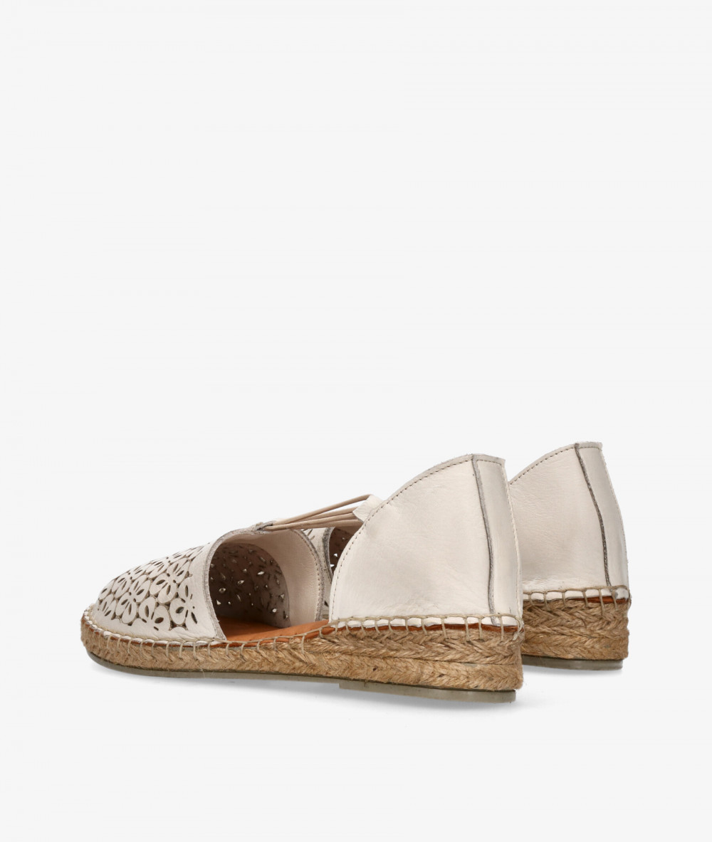 Alpargatas pabloochoa.shoes  SR1747 en hueso
