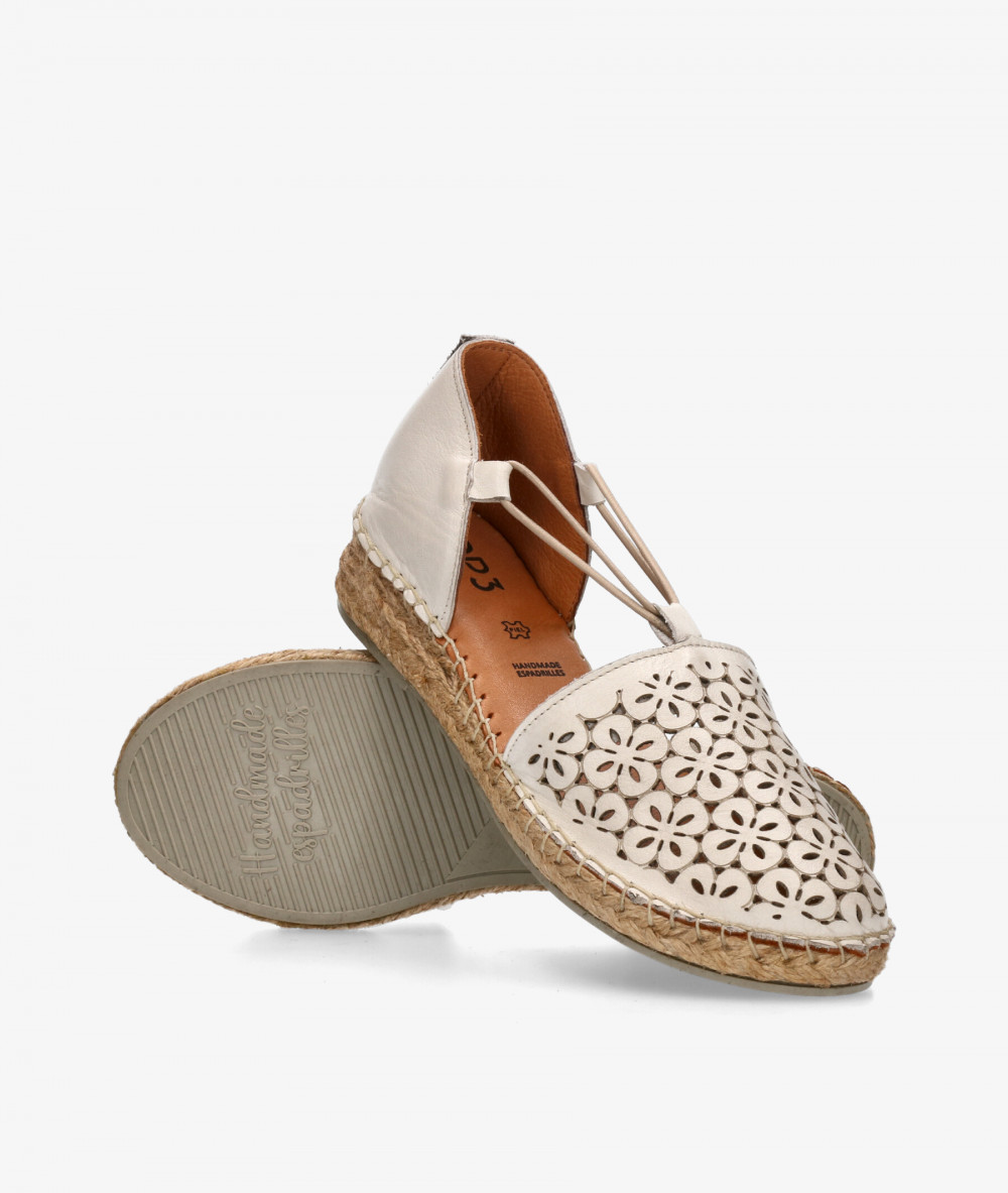 Alpargatas pabloochoa.shoes  SR1747 en hueso