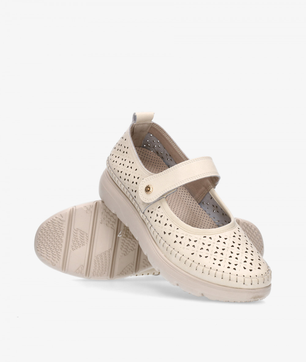 Deportivos MEGHAN SOFT 427 en hueso