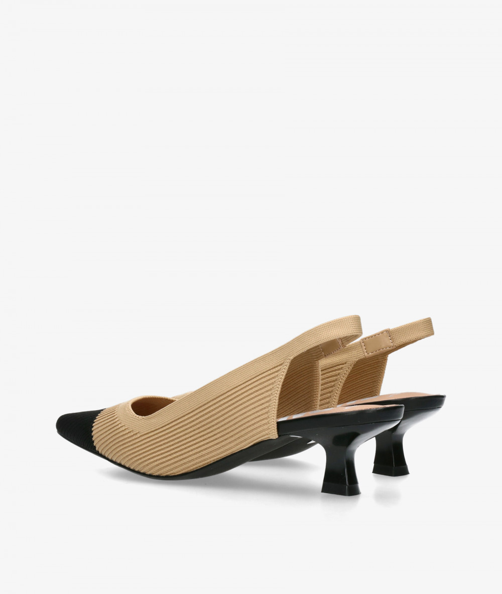 D'angela Dress medium heel shoes 30629 in camel