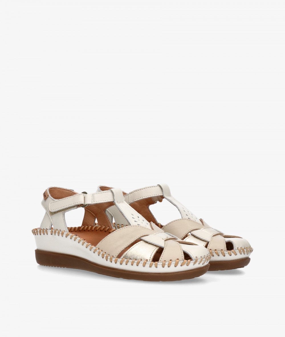 Zapatos planos Pikolinos W8K-0847 en hueso