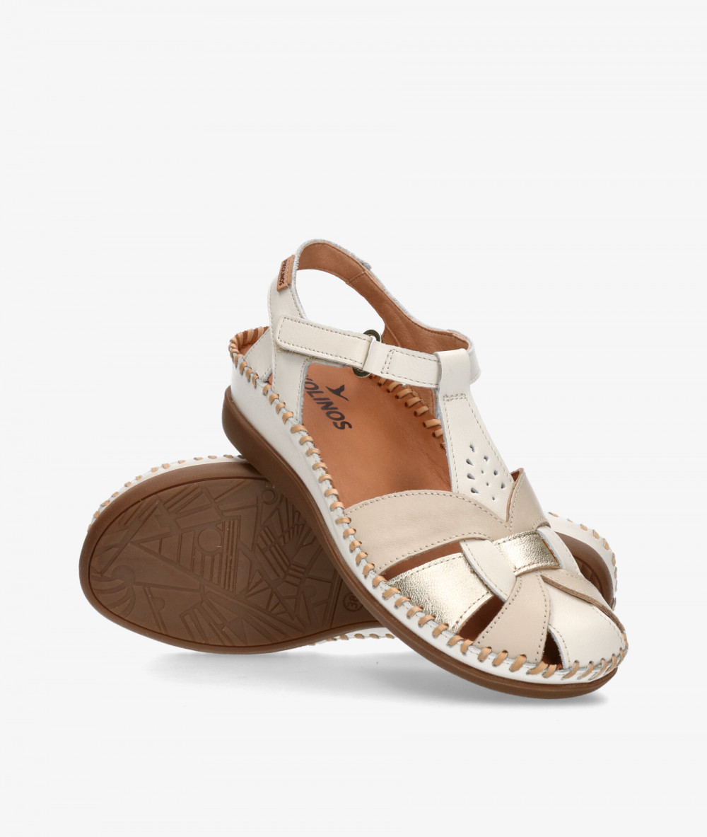 Zapatos planos Pikolinos W8K-0847 en hueso