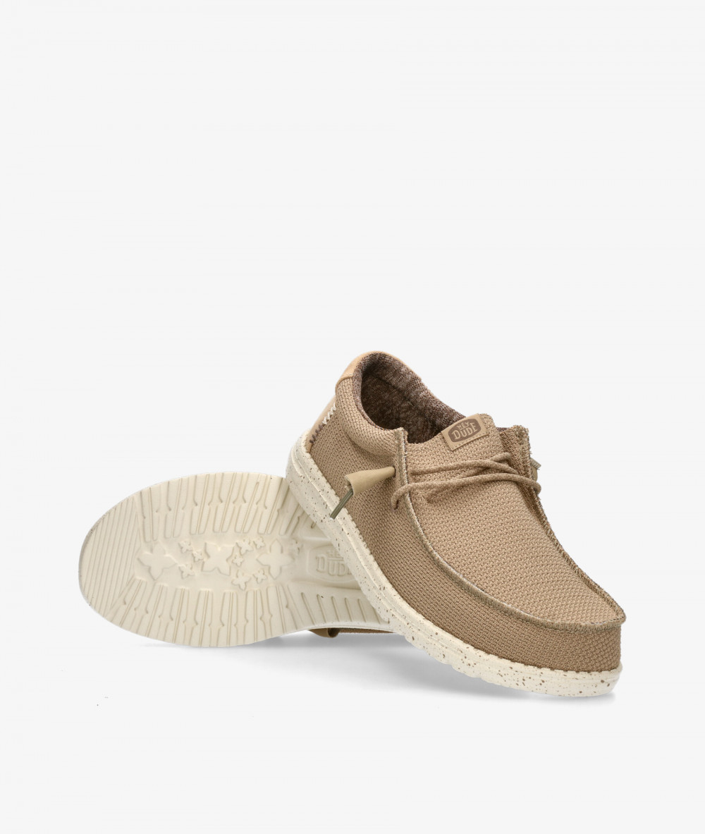 Dude Canvas shoes WALLY SPORT MESH in beige
