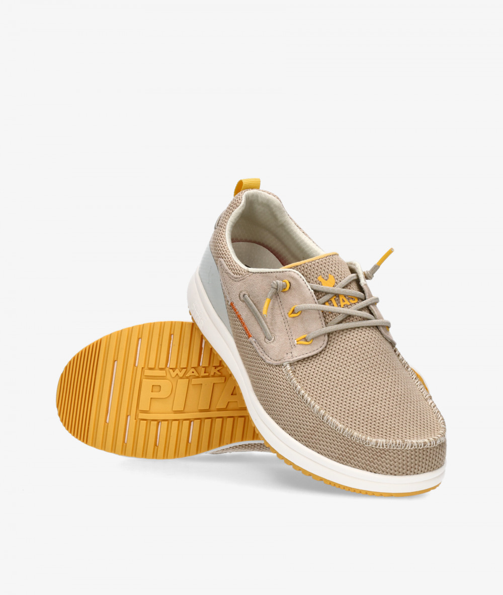 Zapatos casual Walk in Pitas BAY en beige
