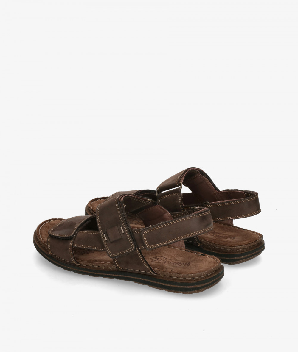 Sandalias Walk & Fly  680-43770 en nobuck marrón