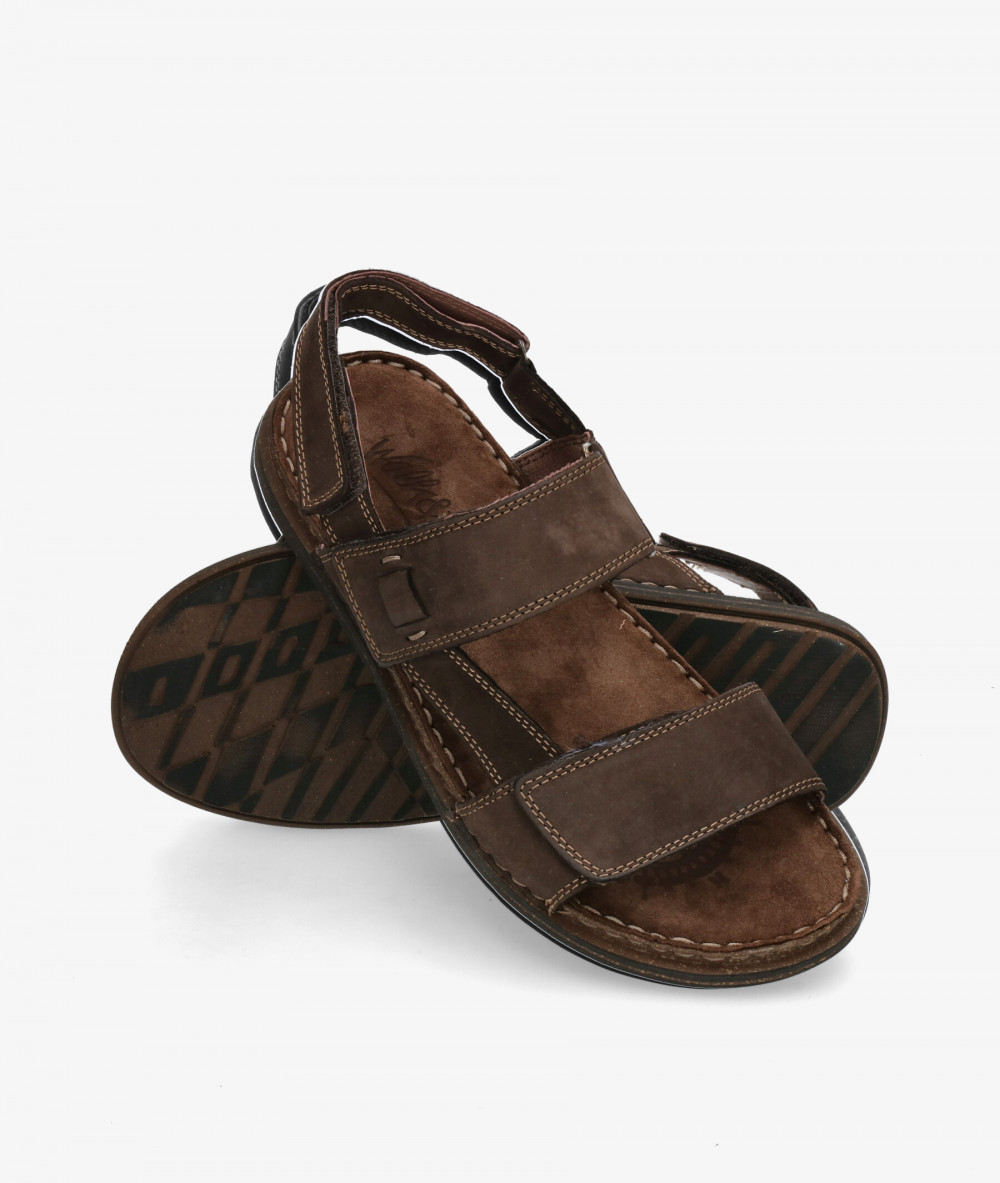 Sandalias Walk & Fly  680-43770 en nobuck marrón