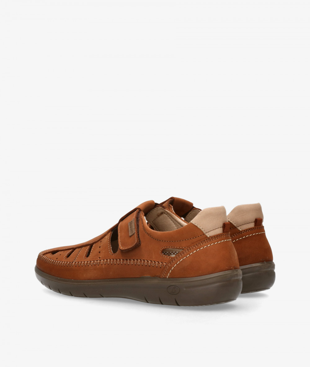 Sandalias LUISETTI  39504 NO en nobuck cuero 