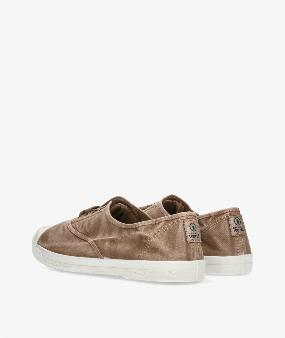 Natural World Canvas shoes 3102E INGLES ELASTICO ENZ in taupe