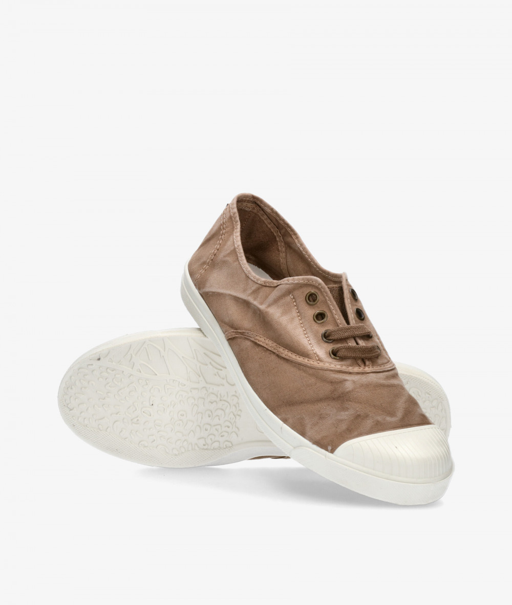 Natural World Canvas shoes 3102E INGLES ELASTICO ENZ in taupe