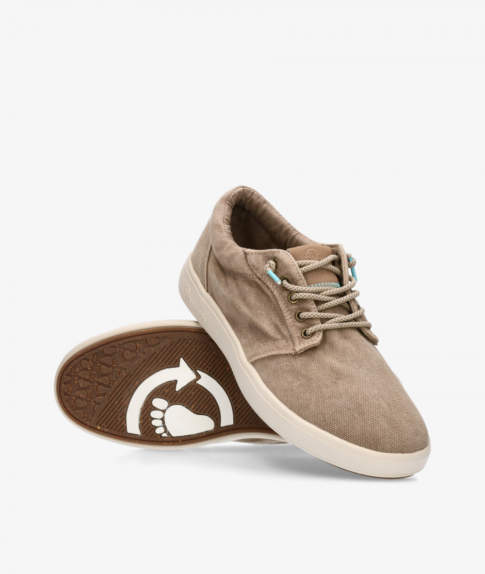Natural World Canvas shoes 8410E FINCH in taupe