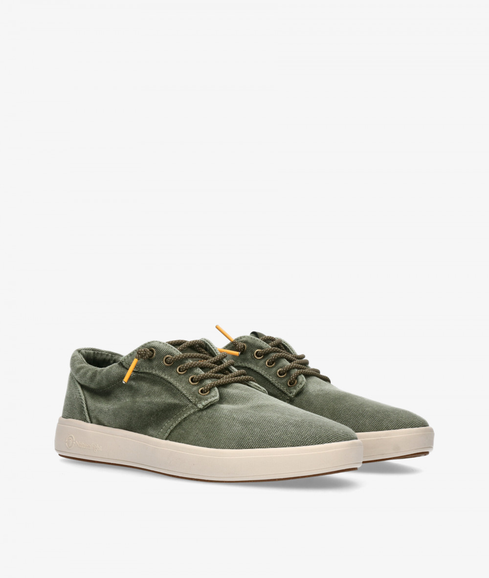 Natural World Canvas shoes 8410E FINCH in kaki