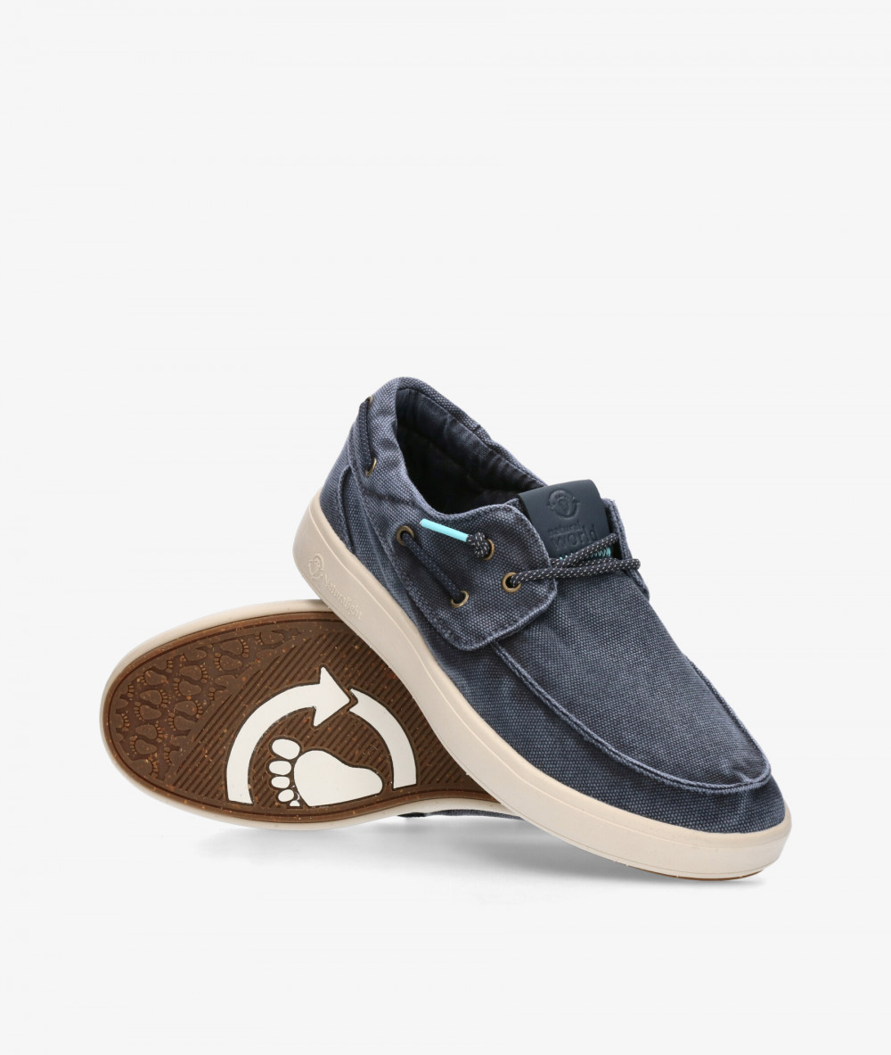 Zapatos casual Natural World 8413E OSTER en azul marino