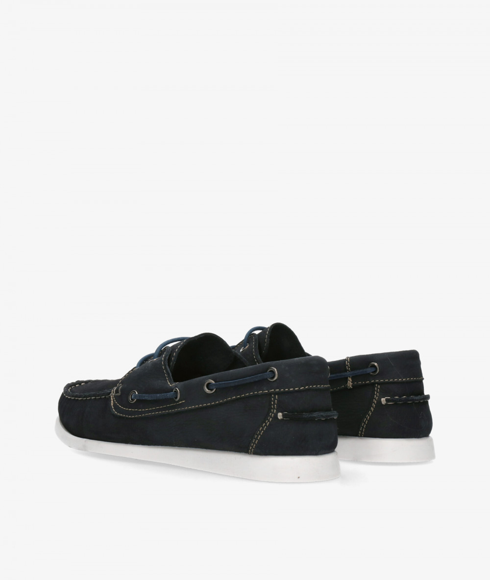 Naúticos Traveris 84386 en nobuck azul