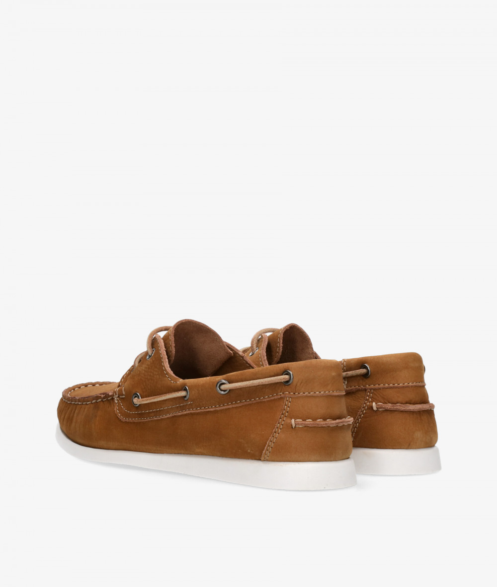 Naúticos Traveris 84386 en nobuck cuero 