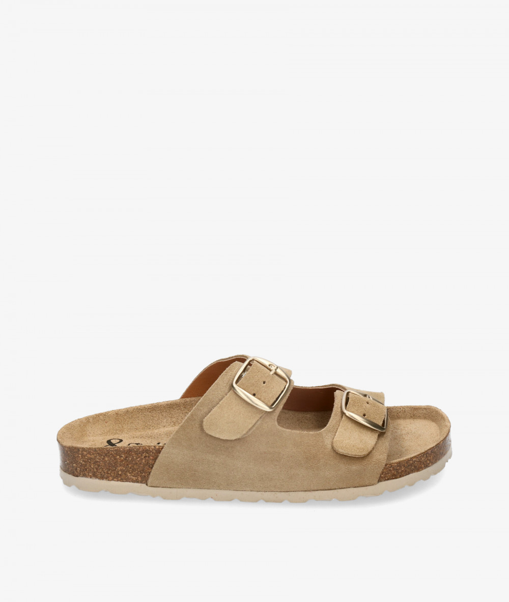 Sandalias bloom&you  NENUFAR en serraje taupe