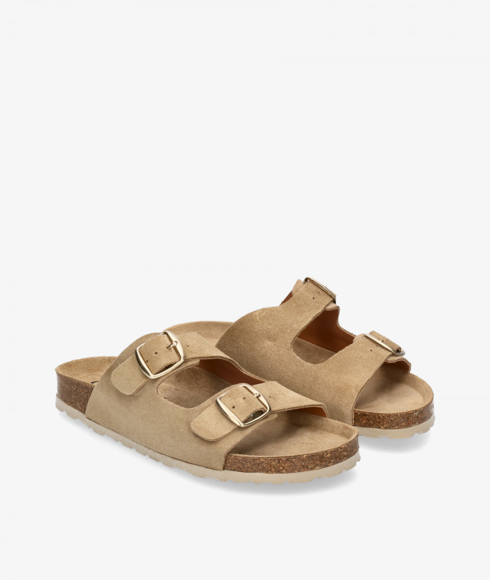 Sandalias bloom&you  NENUFAR en serraje taupe