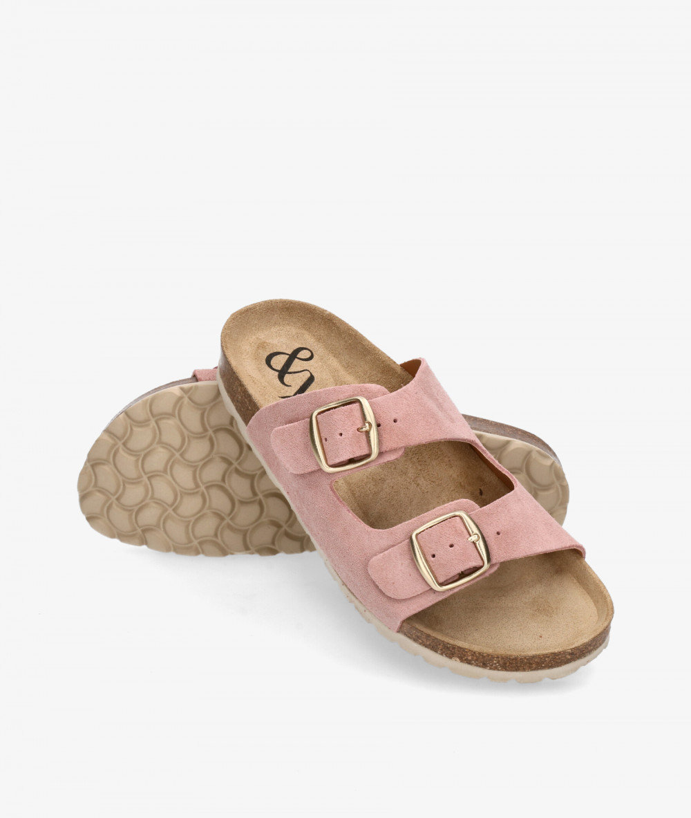 Sandalias bloom&you  NENUFAR en serraje nude