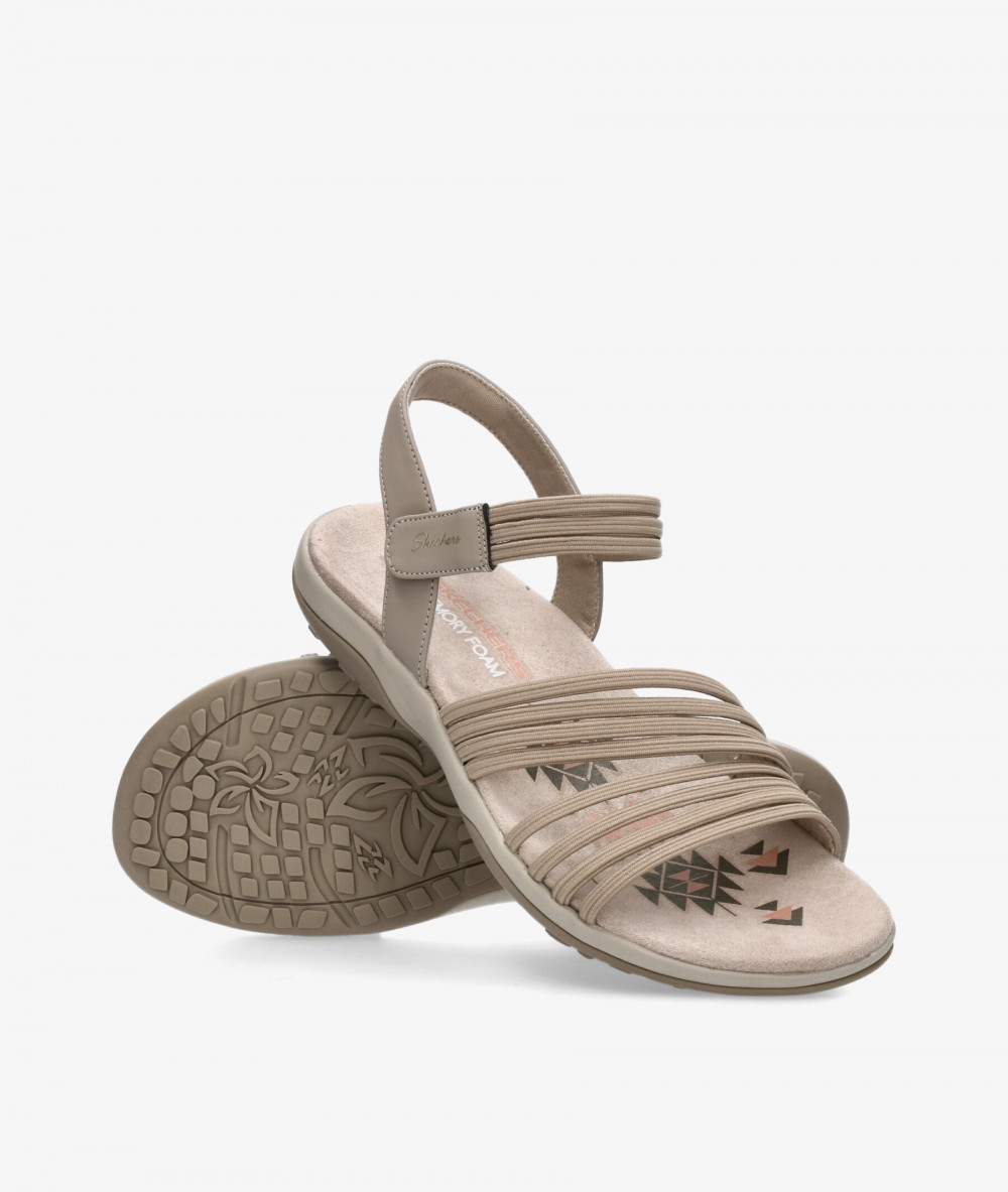 Sandalias Skechers 163573 en beige