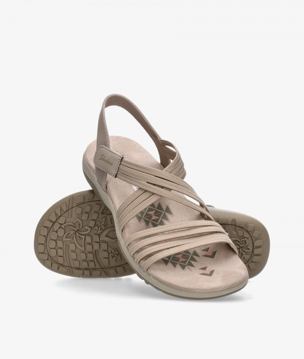 Sandalias Skechers 164036 en beige