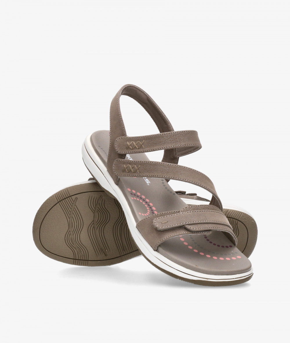 Sandalias Skechers 163474 en topo