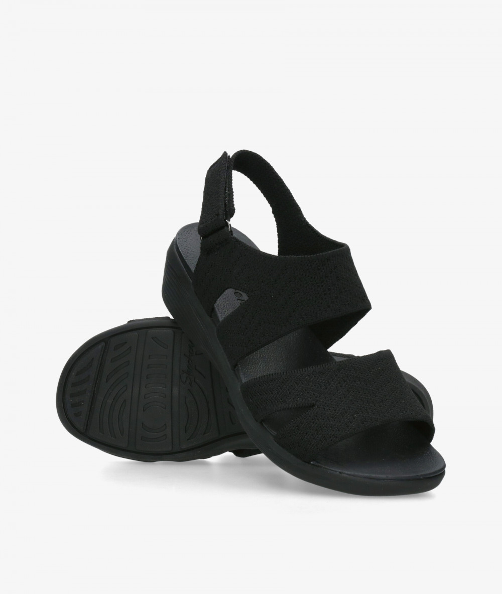 Sandalias Skechers 163420 en negro