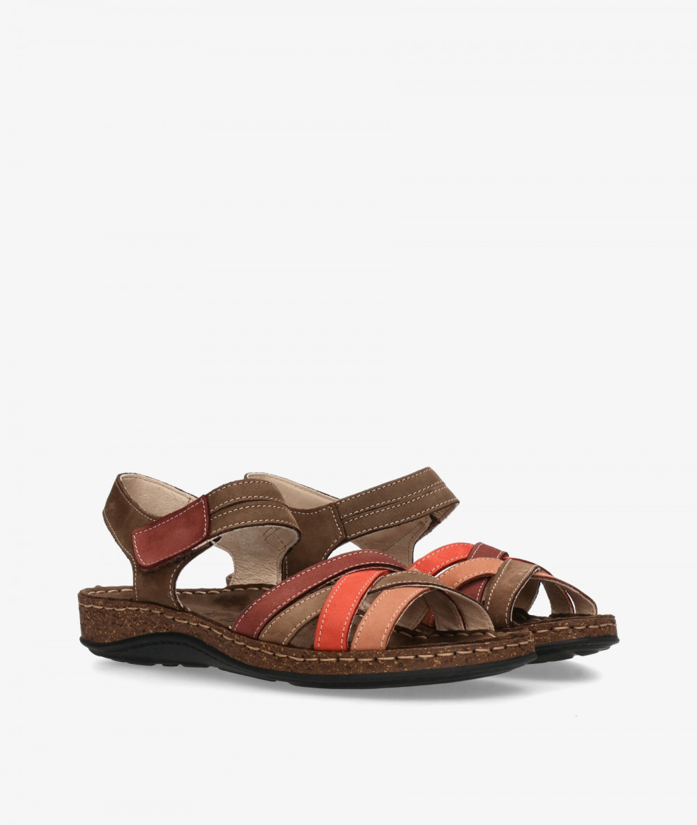 Sandalias Walk & Fly  3861-43170 en marrón