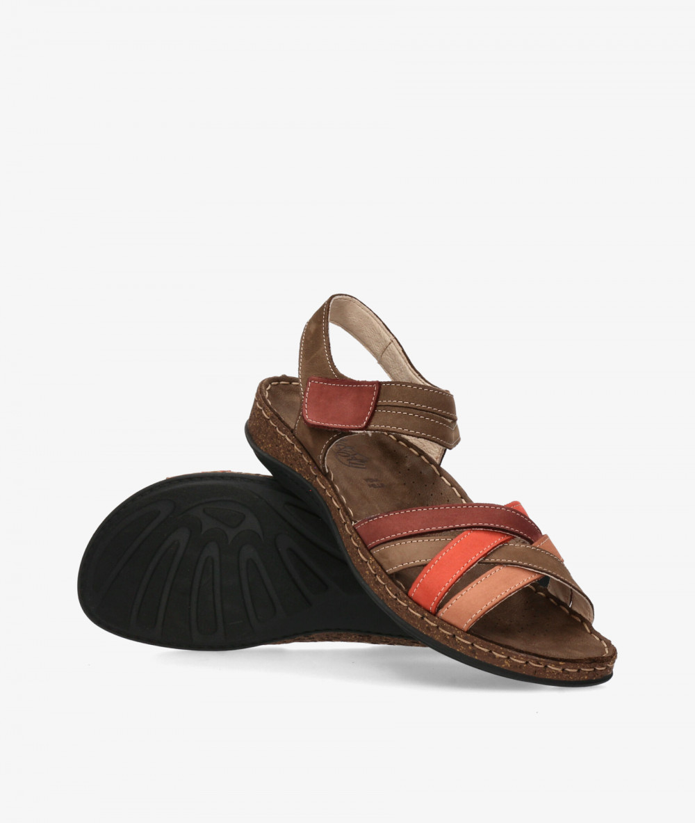 Sandalias Walk & Fly  3861-43170 en marrón