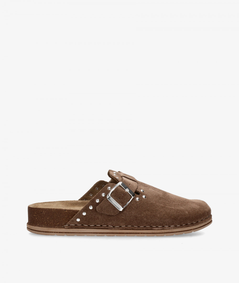 Zapatos Walk & Fly  7447-50561 en serraje taupe