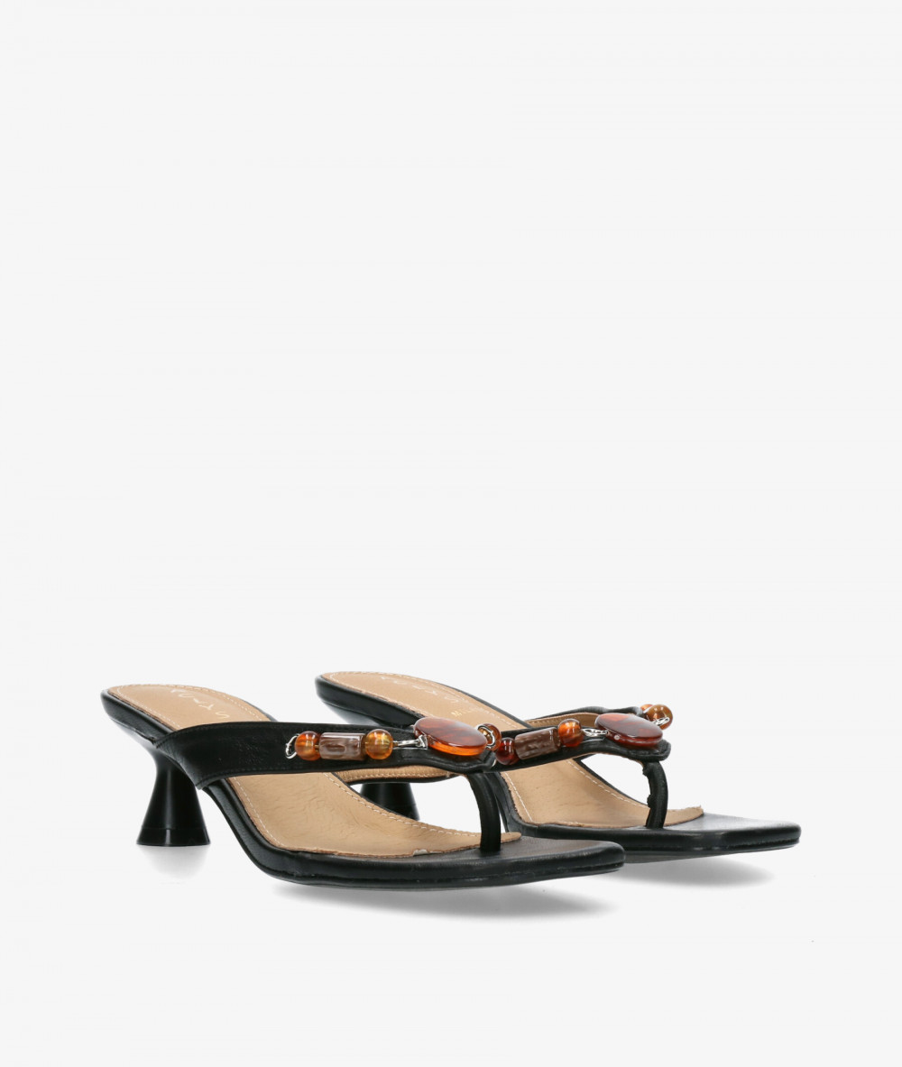 Aclys Sandals  MILANO 01 in black