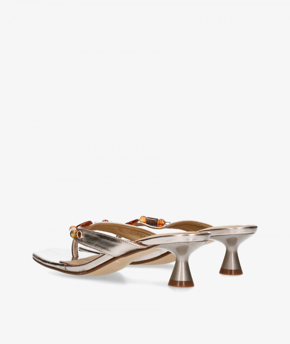 Aclys Sandals  MILANO 01 in platinum