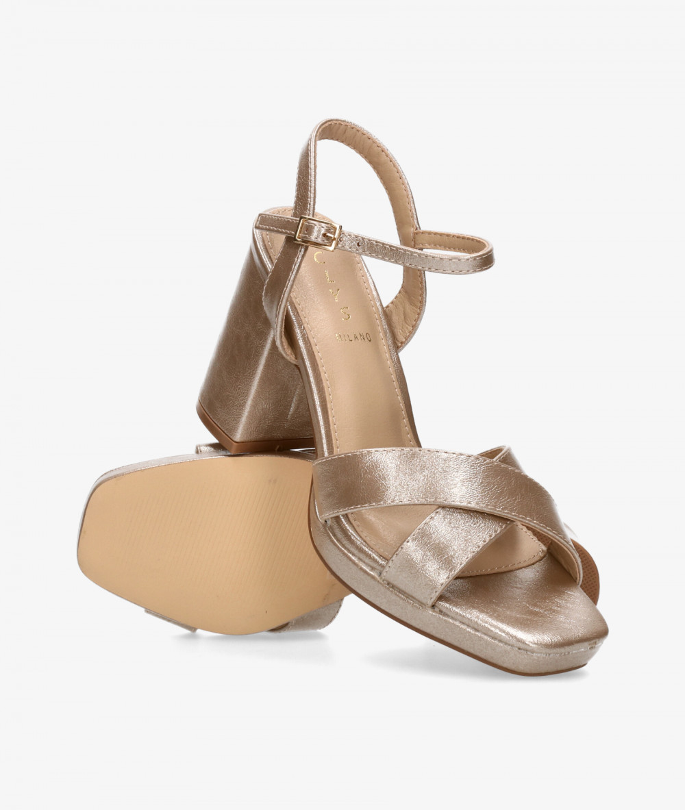 Aclys Sandals  PLATTY 01 in platinum