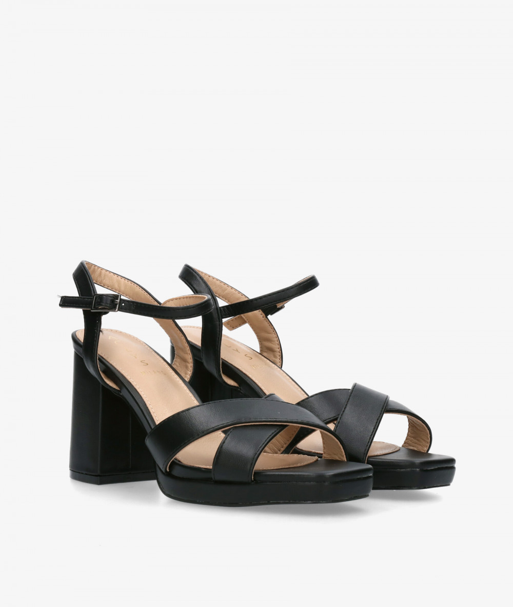 Aclys Sandals  PLATTY 01 in black