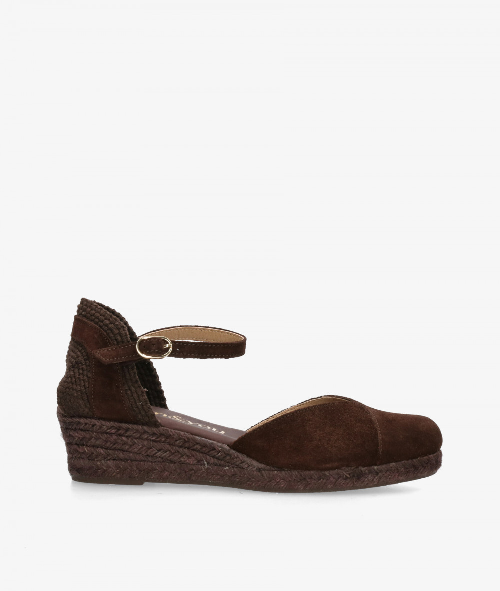 Alpargatas bloom&you  DALIA en serraje marrón