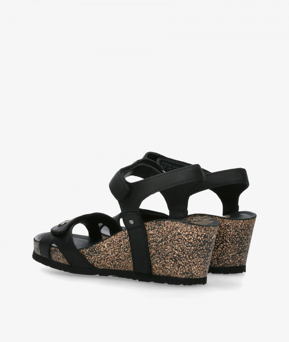 Sandalias Panamá Jack  JULIA  en negro