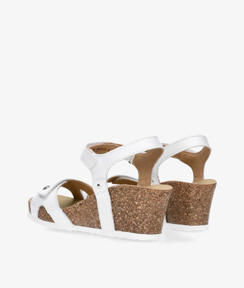 Sandalias Panamá Jack  JULIA  en blanco