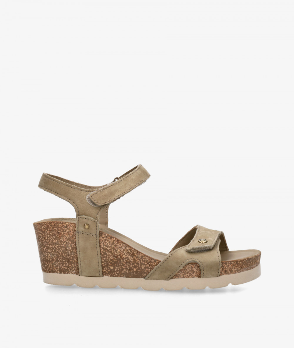 Sandalias Panamá Jack  JULIA  en caki