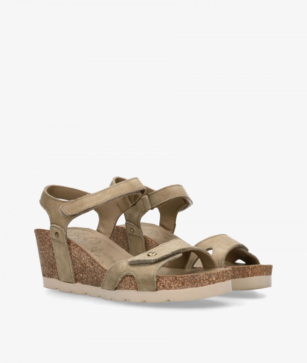 Sandalias Panamá Jack  JULIA  en caki