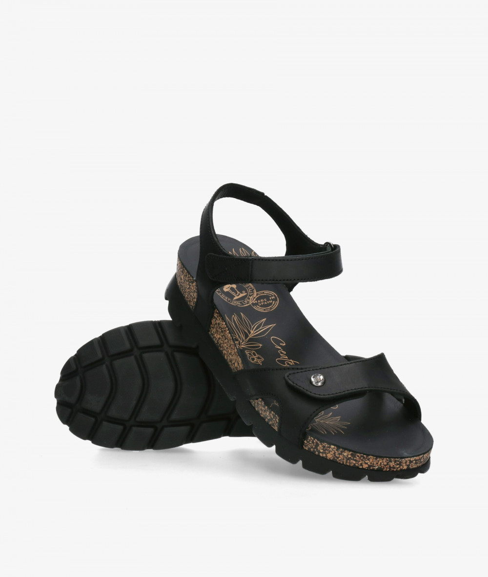 Sandalias Panamá Jack  SULIA en negro