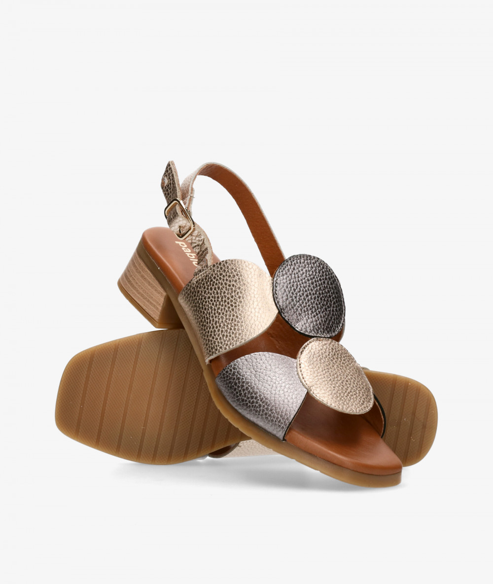Sandalias pabloochoa.shoes  2684 en platino