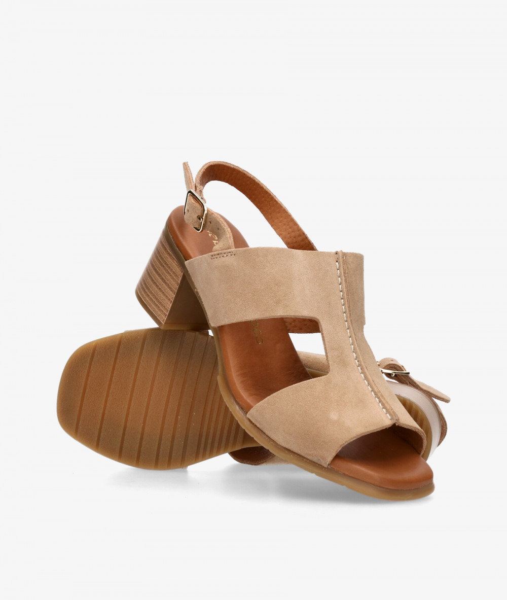 Sandalias pabloochoa.shoes  1983 en serraje taupe